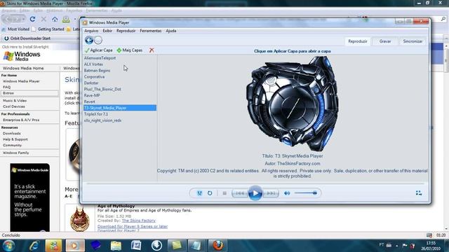Como mudar o skin do media player смотреть онлайн