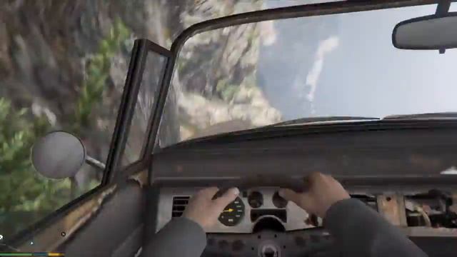 СБРАСЫВАЕМ АВТОМОБИЛИ С ГОРЫ ЧИЛИАД!!! GTA 5 смотреть онлайн
