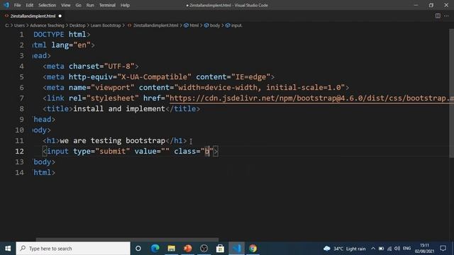 How to install and implement Bootstrap in Urdu/Hindi смотреть онлайн