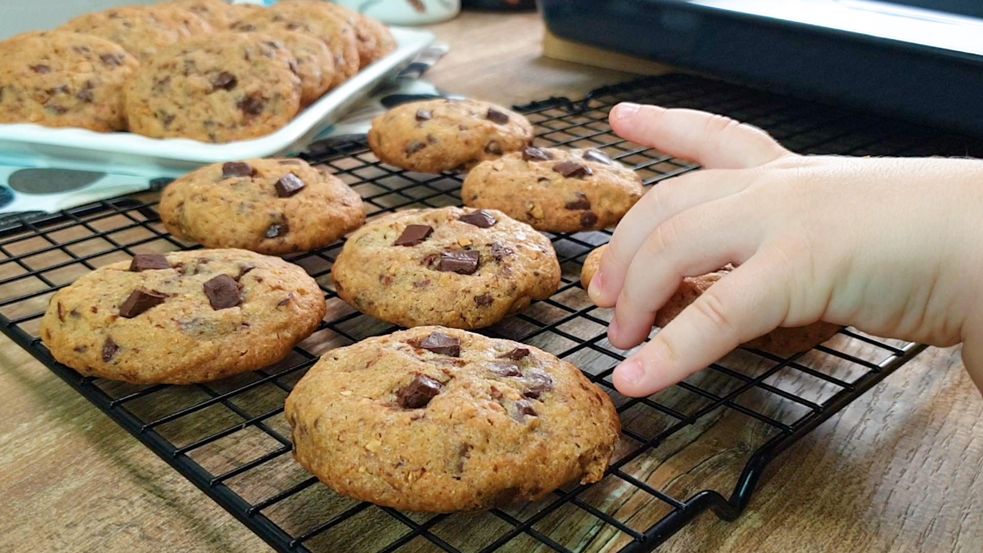 Домашнее печенье с шоколадом / Американское печенье Кукис. смотреть онлайн