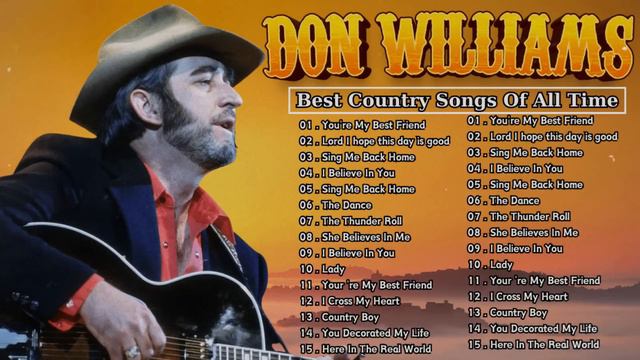 Don Williams Greatest Hits - Don Williams Greatest Hits Collection Full Album HQ смотреть онлайн
