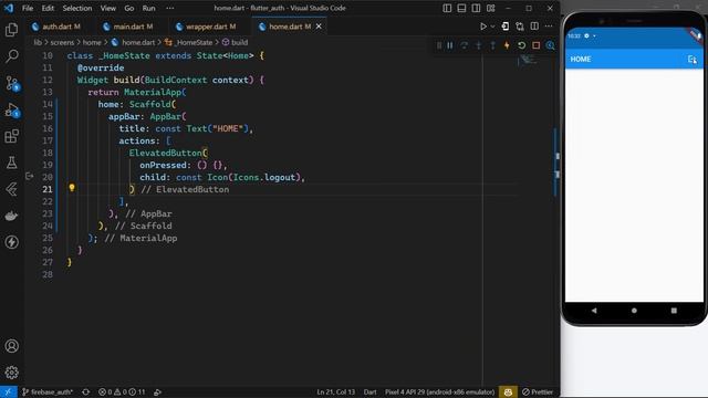 Flutter & Firebase Tutorial in Sinhala (සිංහලෙන්) #7 - sign out from Flutter app using firebase смотреть онлайн