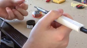 Пайка позолоченных коннекторов Bullet и Banana.