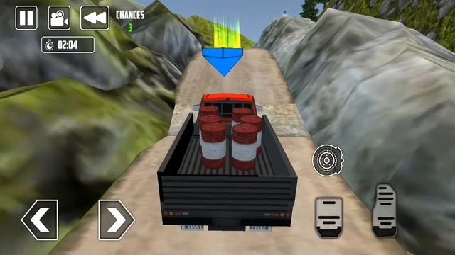 Cargo delivery truck driver - Offroad cargo truck driving android gameplay | offroad truck games | смотреть онлайн