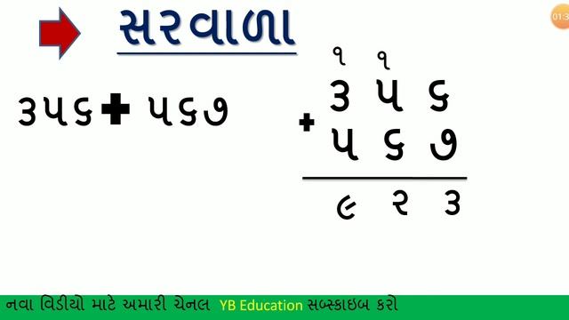 Sada Saravala |Gare thi Shikhie | Saravala Karava Ni Rit |Maths In Gujarati| Maths |By YB Education смотреть онлайн