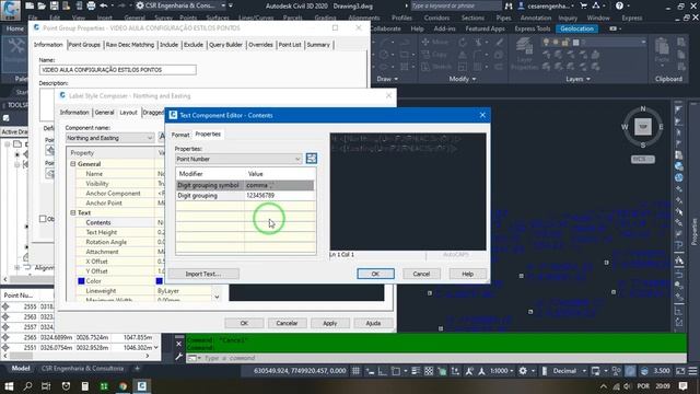 Configurar estilos de pontos COGO no AutoCAD Civil 3D 2020 смотреть онлайн