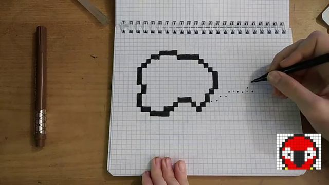 Рисунок по клеточкам. Собака Такса. КлеТочка ART. смотреть онлайн