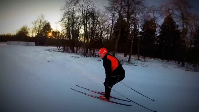 1 января. Тест лыжной трассы в Головино. смотреть онлайн