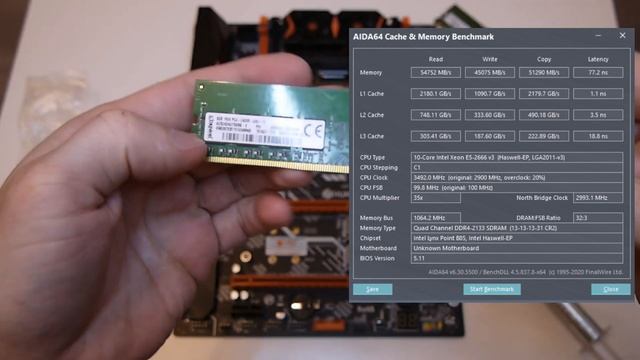 Huananzhi X99-BD4, обзор и тест с Xeon 2666v3