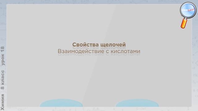 Химия 8 класс (Урок№18 - Химические свойства оснований.) смотреть онлайн
