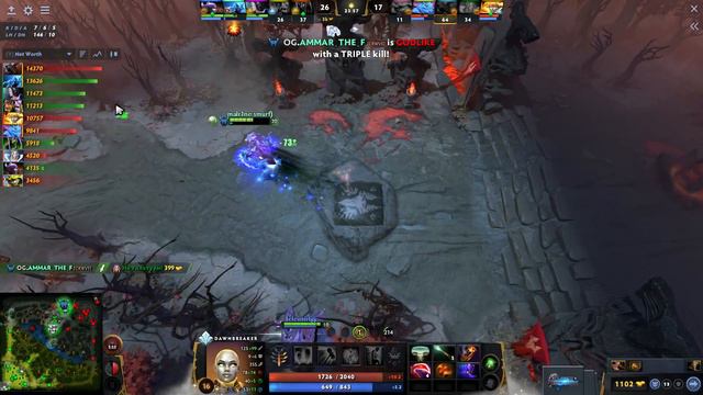 Ammar RAMAPAGE On His Lvl 27 Master Tier RAZOR - NO MATCH! DOTA 2