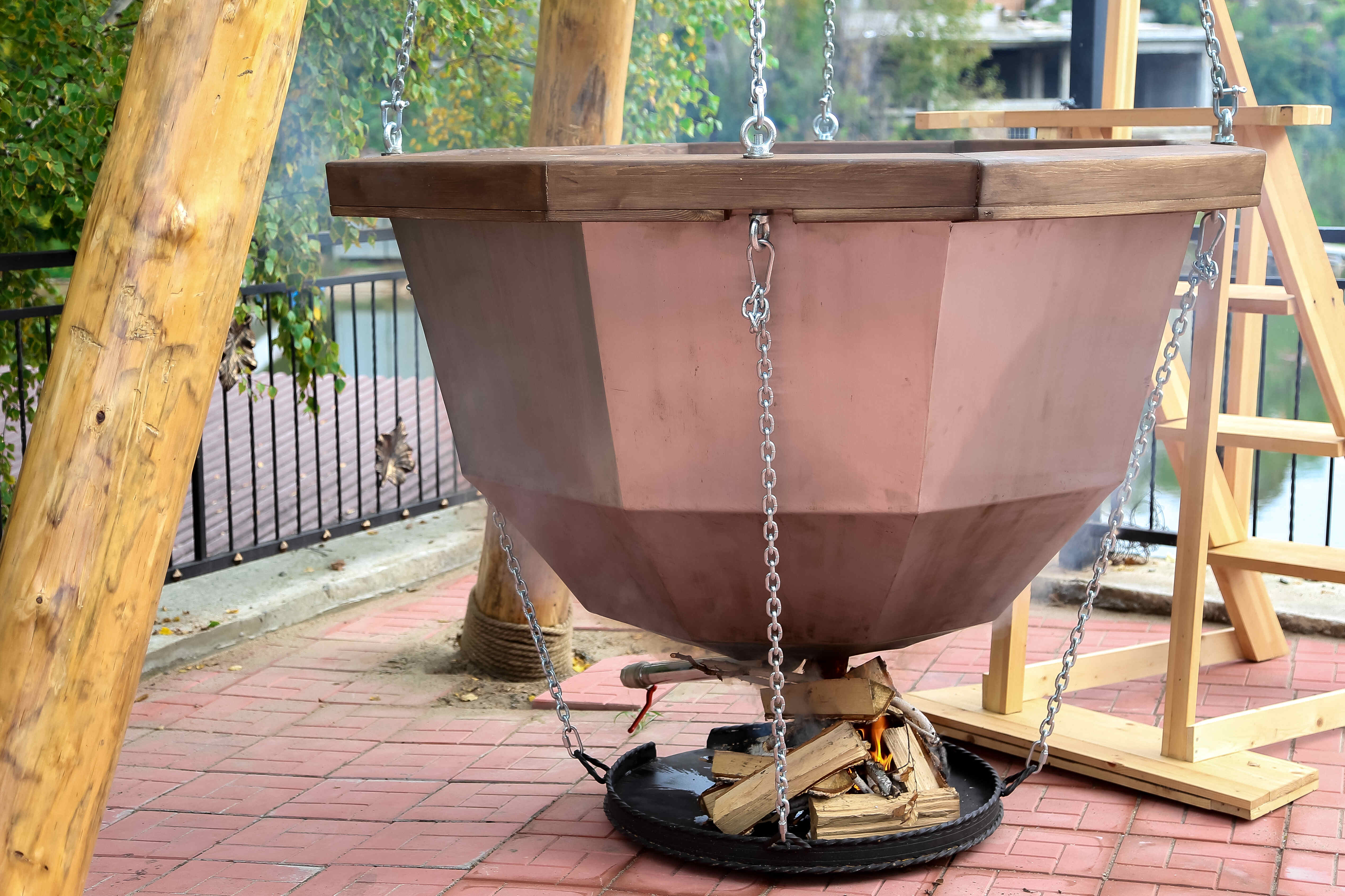 Установка банного чана и отзыв клиента о банном чане. Как установить банный чан. смотреть онлайн