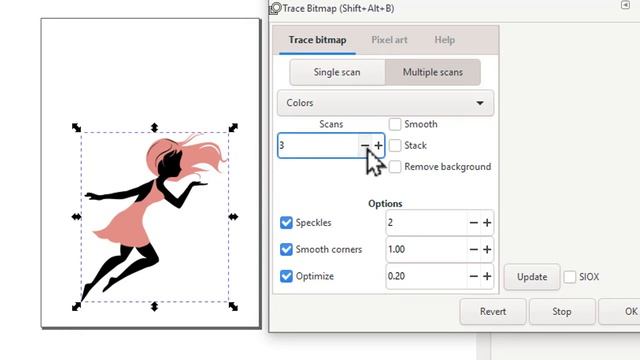 Inkscape lesson 2: Convert an image into SVG cut file смотреть онлайн
