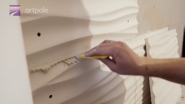 Монтаж 3D панелей ArtPole | Стильный дом Кемерово смотреть онлайн