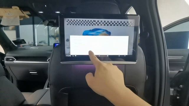 MAZDA CX8 INSTALL 11 INCH OLED HEADREST ANDROID MONITOR