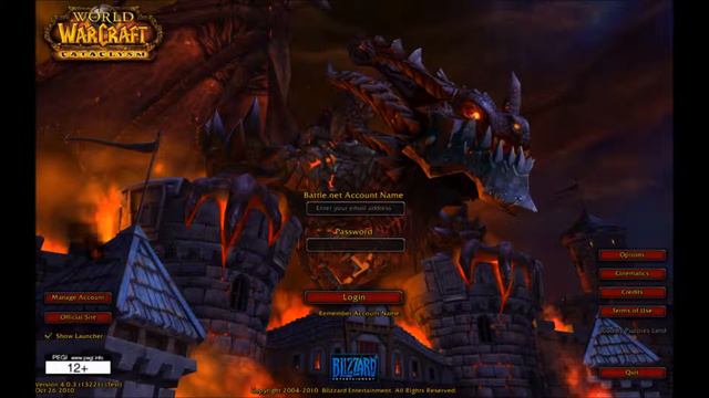 Cataclysm Login screen Music - Classic - World of Warcraft смотреть онлайн