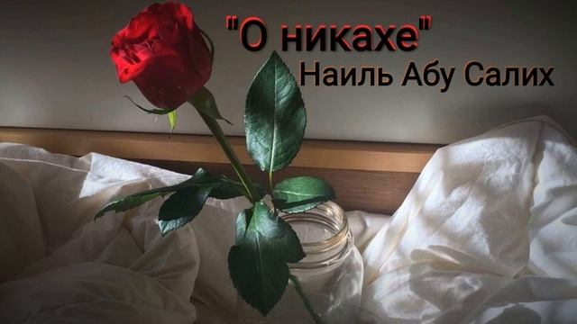 12. О никахе. "Семейная жизнь в Исламе". Никах (Женитьба). Этикет Бракосочетания. Наиль Абу Салих. смотреть онлайн