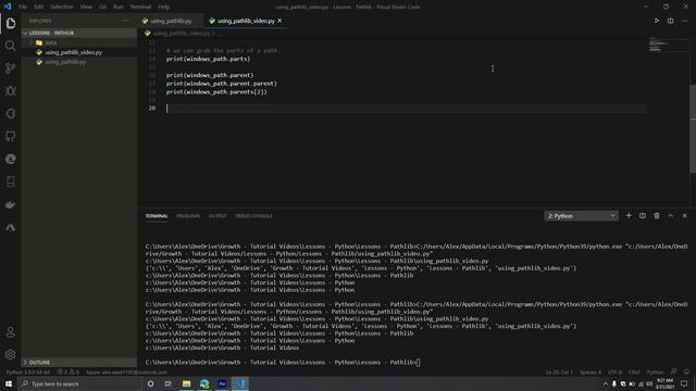 Using Pathlib in Python смотреть онлайн