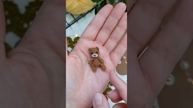 мишка малышка #амигуруми #вязание #вязаниекрючком #игрушкикрючком #вязаниеназаказ #ручнаробота