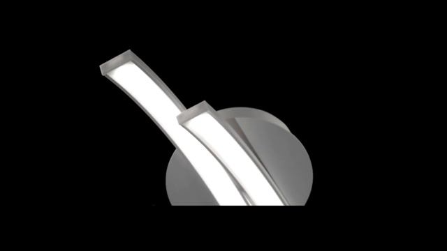 TBAR2-32-01 Бра Лючера – накладной светодиодный светильник в форме двух дуг на круглом основании смотреть онлайн