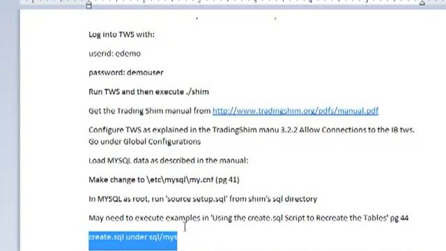 My open source C trading platform Shim for Linux with MYSQL demo смотреть онлайн