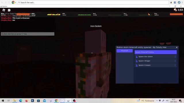 Roblox Doors Minecraft Entity Spawner Script #script #doors #roblox #robloxdoors #executor