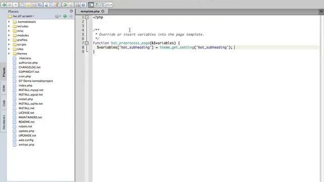 38. How to add a template.php file and use a page preprocessing function (a Drupal how-to) смотреть онлайн