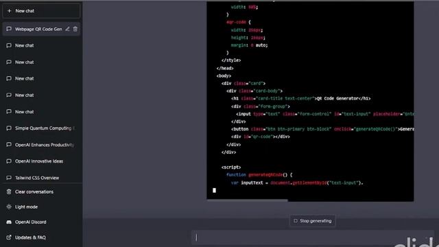 Create Unique QR Code Using ChatGPT #openai #chatgpt #ai #qrcode #python #javascript смотреть онлайн