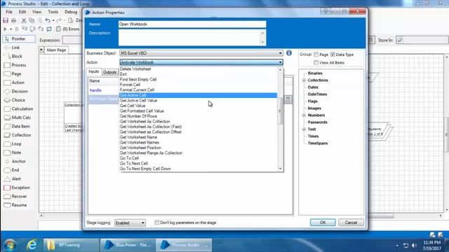 Blue Prism Video Tutorial | 015 | Action Stage and basic Excel operation with Blue Prism - Part 1 смотреть онлайн