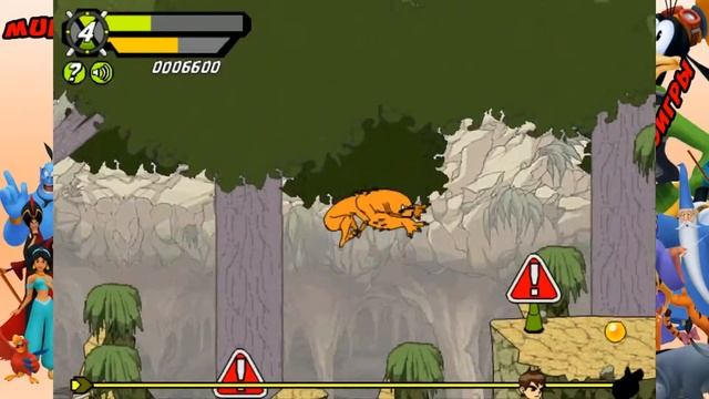 Игра по мультфильму Бен 10. Обзор игры для детей смотреть онлайн