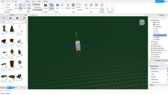 Making a Skate Park | Roblox Studio смотреть онлайн