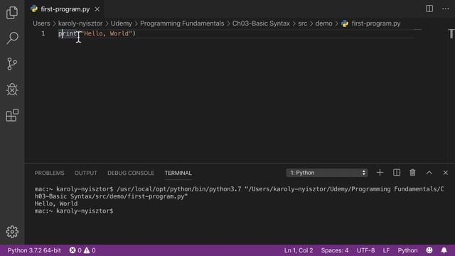 Your Very First Program смотреть онлайн