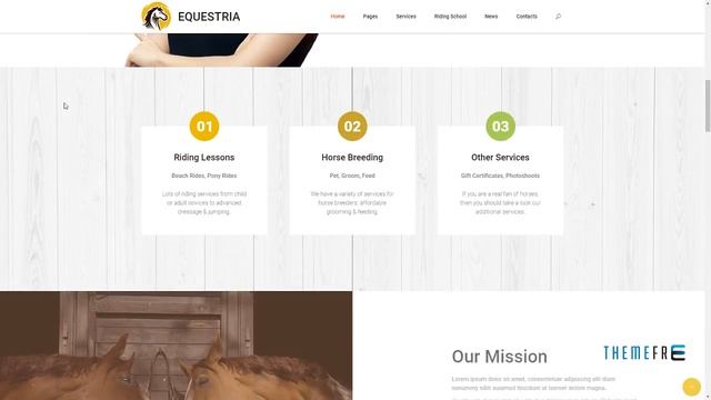Equestria - Horse Club WordPress Theme Baishan Stace смотреть онлайн
