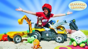 Торт из цветной капусты для Лаки - Готовим вместе с Машей Капуки Кануки - Игры готовка с игрушками