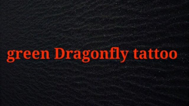 15 stunning Dragonfly tattoos смотреть онлайн