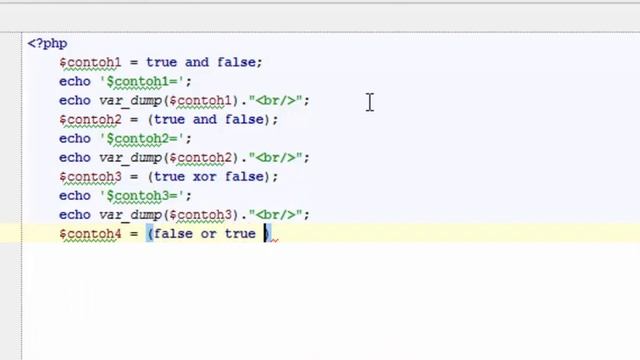 Operator logika dalam PHP смотреть онлайн