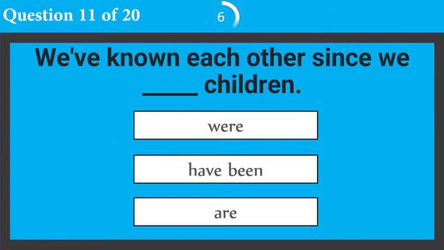 Present Perfect Quiz | ENGLISH GRAMMAR TEST смотреть онлайн