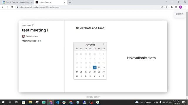 Novelty Today Calendar - Google Calendar API verification смотреть онлайн