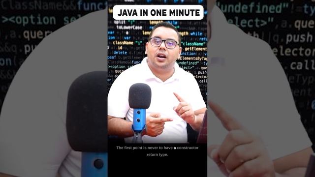 Constructor vs Method | Java In One Minute | Code WIth DD Singh #java #coding #tricks смотреть онлайн