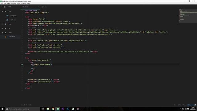 How To Set Up An Off-Canvas/Hamburger Menu Using Pushy CSS! смотреть онлайн