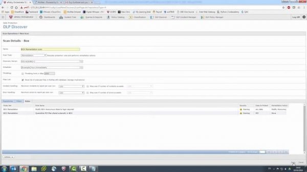 McAfee Discover - Box Scan