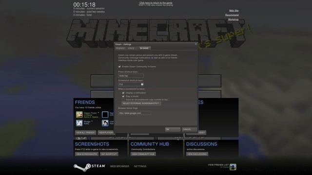 How to Enable Steam Overlay on Minecraft for Linux смотреть онлайн