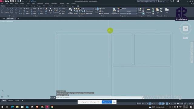How to draw a Simple Floor Plan in AutoCAD 2023-AutoCAD Tutorial-MAC Civil & Architectural Solution смотреть онлайн