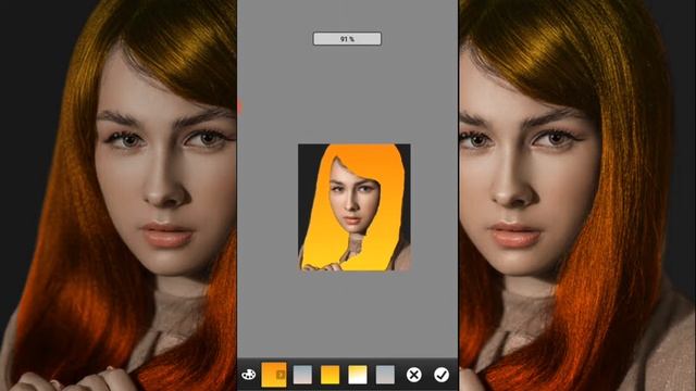 Cara Merubah Warna Rambut di Photoshop touch Android смотреть онлайн