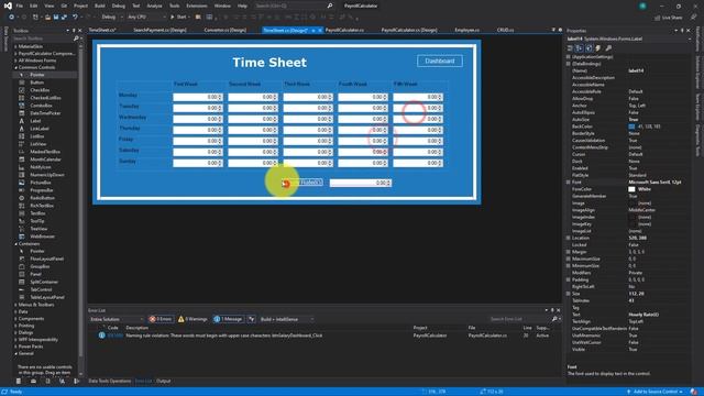 PayRoll Calculator C# and SQL SERVER | Design TimeSheet, Convertor and Search Forms смотреть онлайн