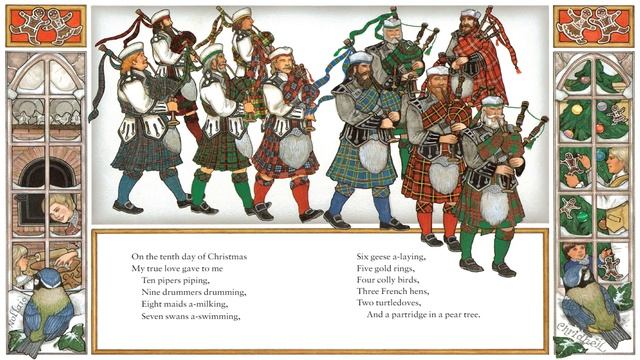 The Twelve Days of Christmas - Kids Read Aloud Audiobook смотреть онлайн