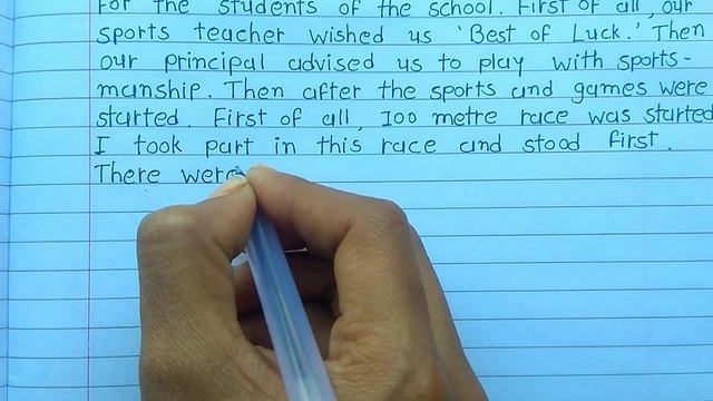 Write report on Sports Day Celebration || english report writing || смотреть онлайн