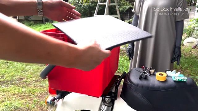 Top Box Installation [ HONDA CROSS CUB 50 ]