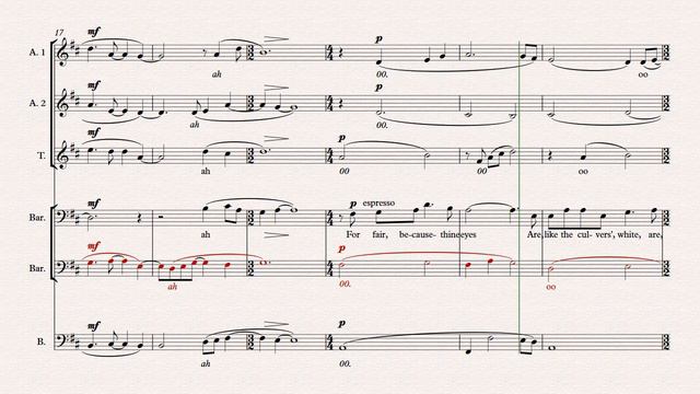 Thou my love art fair Baritone 2 смотреть онлайн