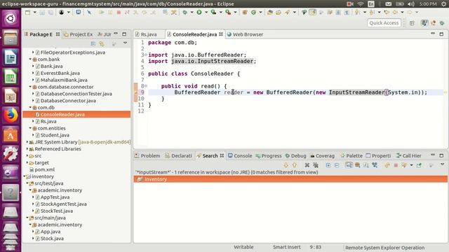 InputStreamReader example in java смотреть онлайн